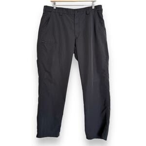 5.11 Tactical Gray Polyester Rip Stop Straight Leg Work Wear Pants Men's 38x32